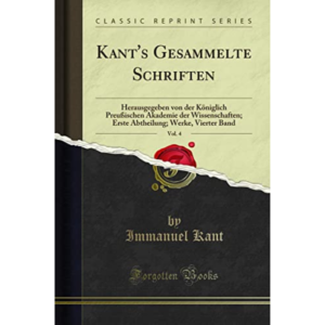 Kant's gesammelte Schriften. Band V. Kritik der Urtheilskraft. (German) By Immanuel Kant