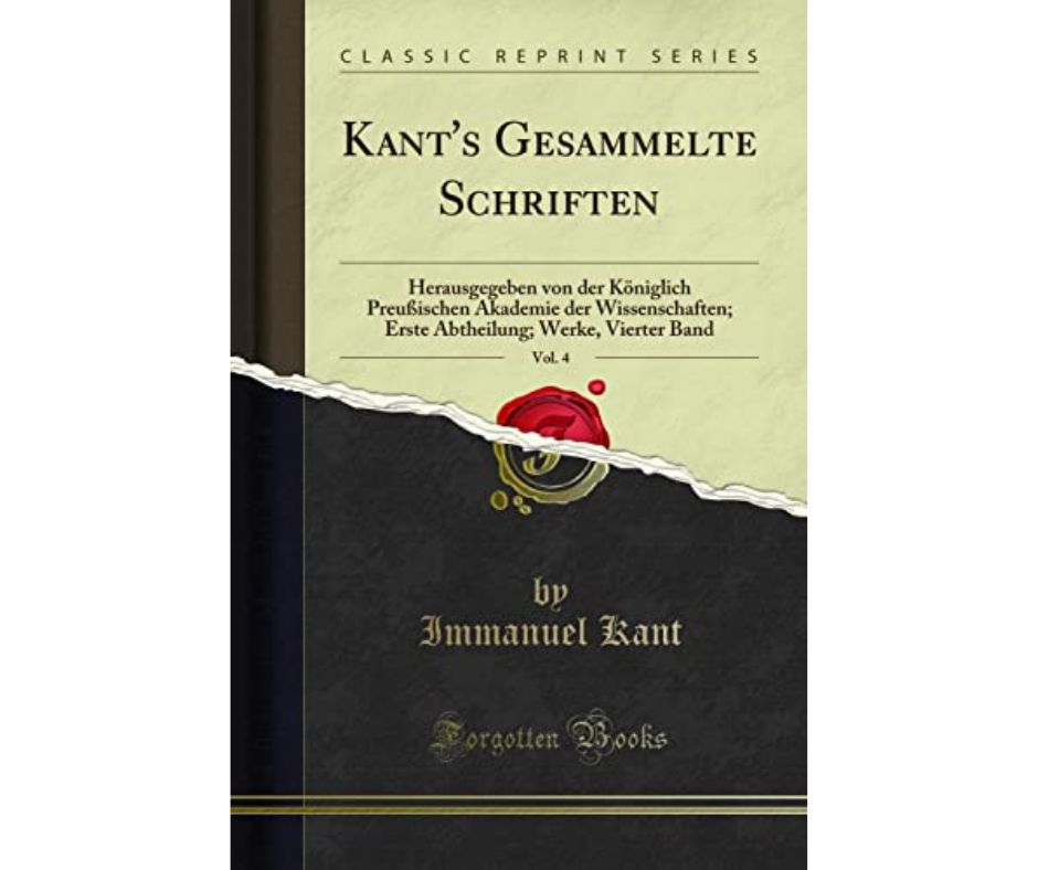 Kant's gesammelte Schriften. Band V. Kritik der Urtheilskraft. (German) By Immanuel Kant
